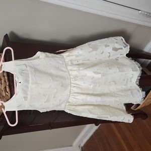 Mia & Mimi ivory toddler dress size 4T